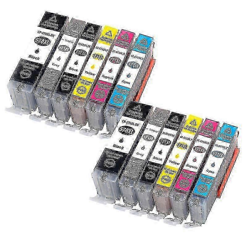 570 571 Pgi-570 Cli-571 Replacement Ink Cartridge For Canon Pixma Mg5750 Mg5751 Mg5752 Mg6850 Ts6050 Ts5050 Ts5051 Printer