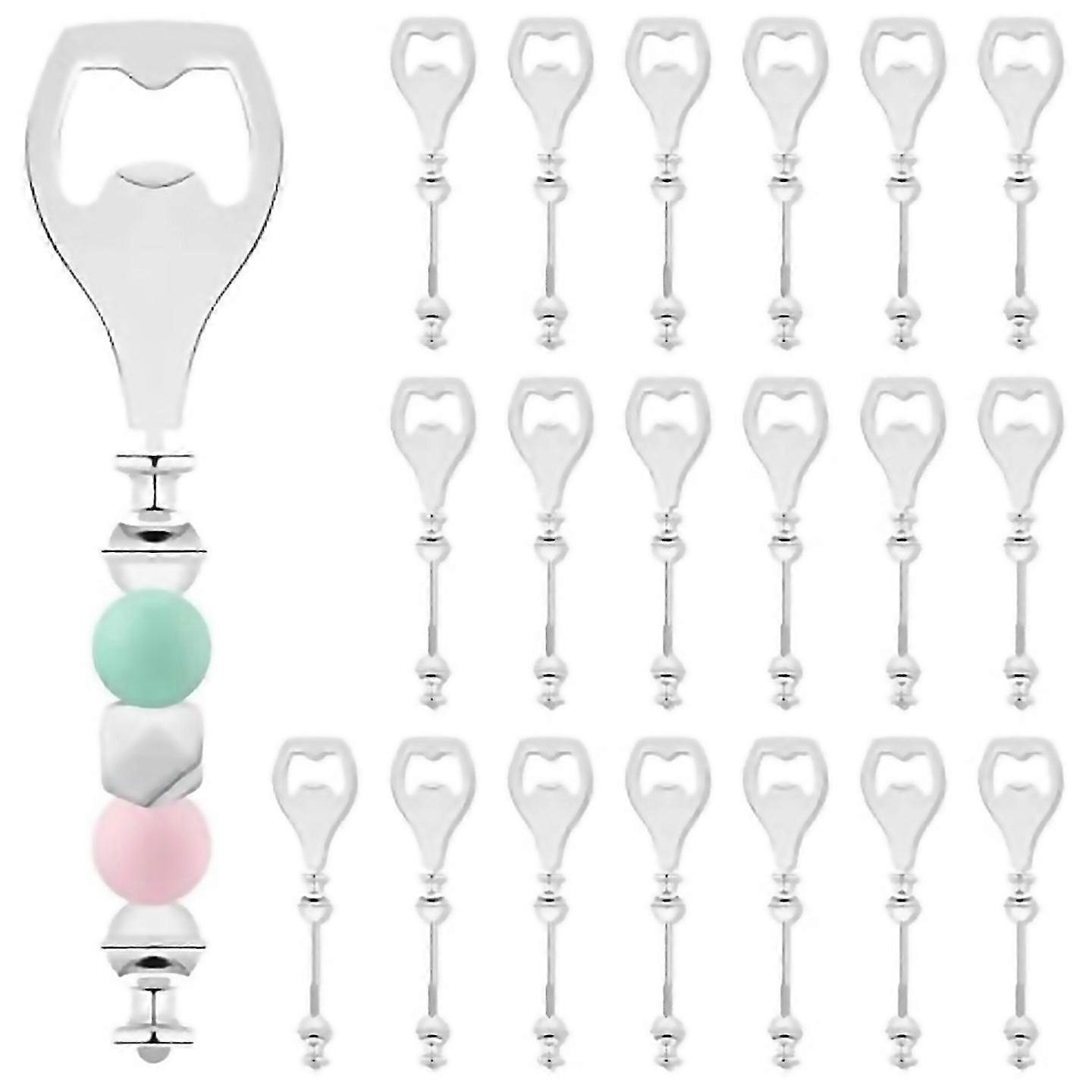 For 20pcs Beadable Beer Opener Beer Bottle Opener