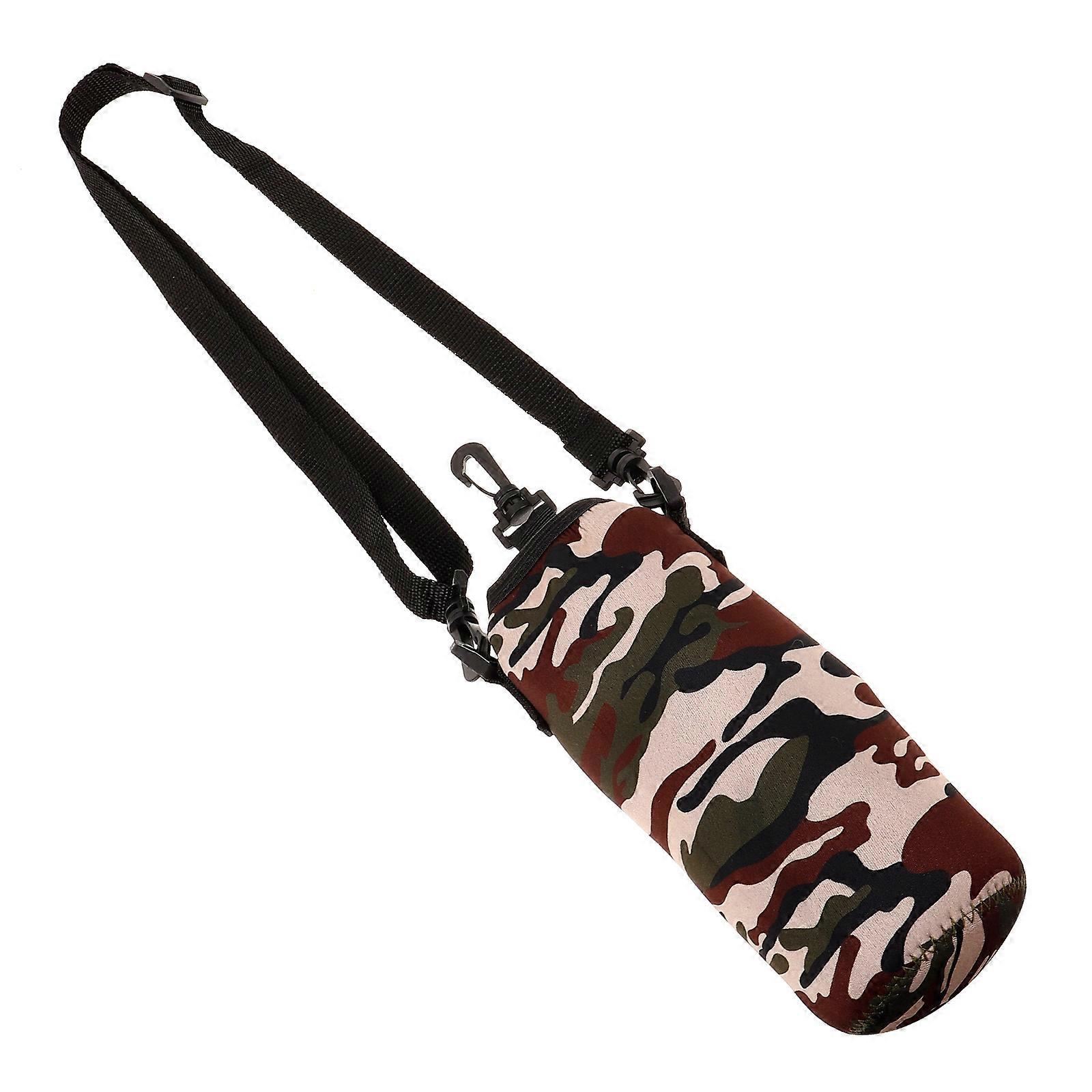 Water Bottle Holder Cloth Carrier Bag for Daily Use with Strap