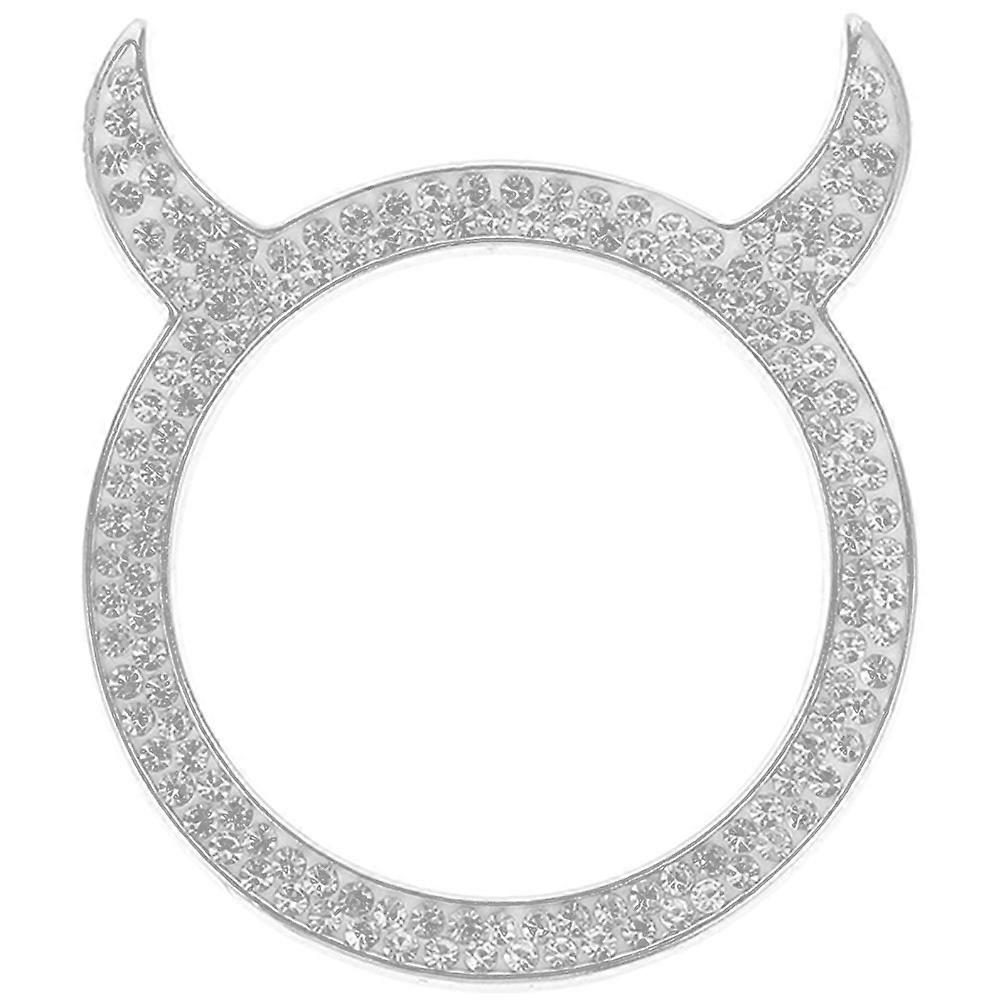 Push to Start Button Cover Car Decoration for with Rhinestone Design