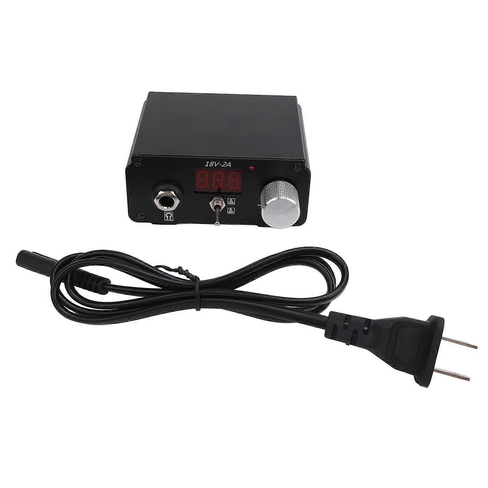 Alimentation de tatouage professionnelle, écran LCD numérique, alimentation de tatouage facile à utiliser, mini pédale