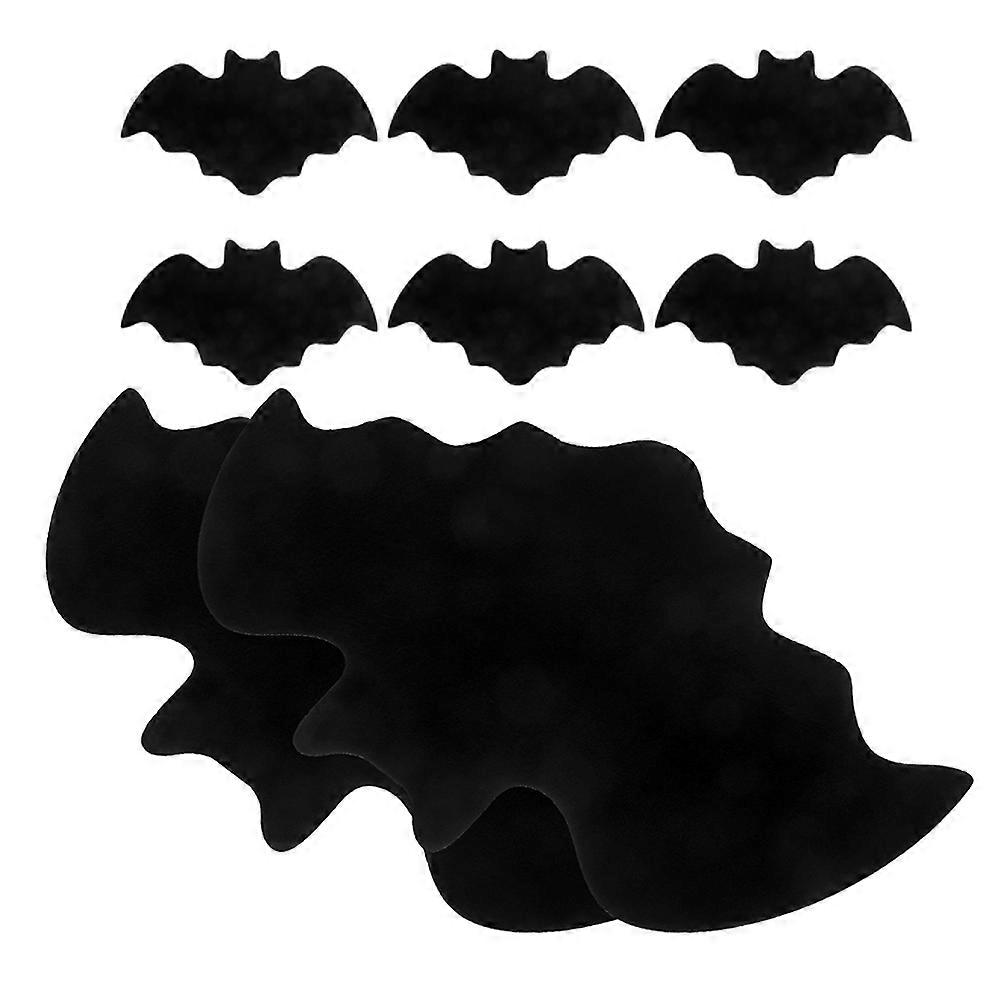 Halloween Bat Table Mats Felt Placemats for Dining Decor 32Pcs