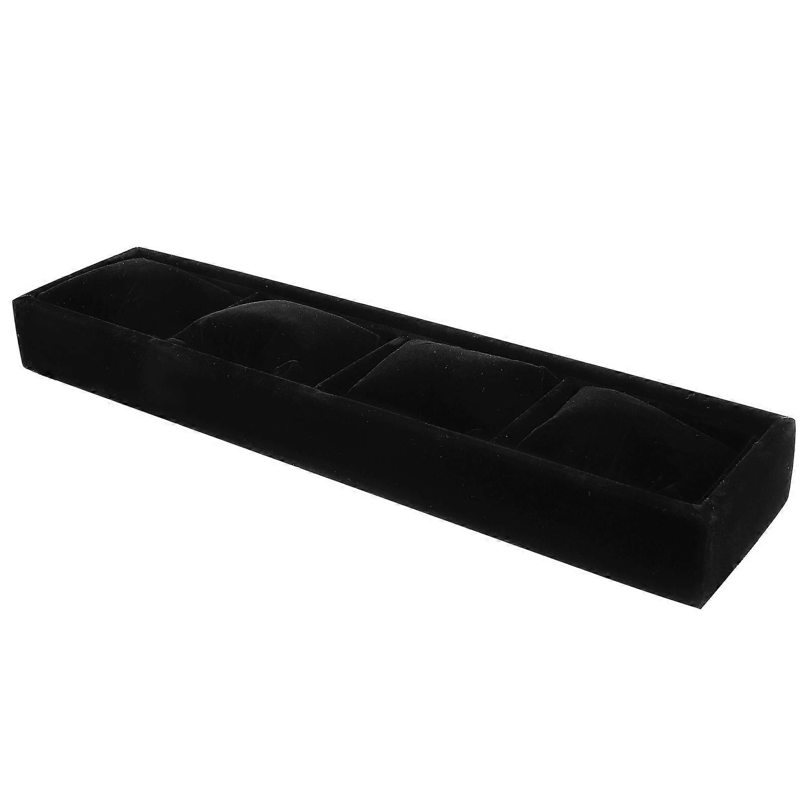 Watch Box for Bracelet Organizer with 4Pcs Stackable Storage Tray