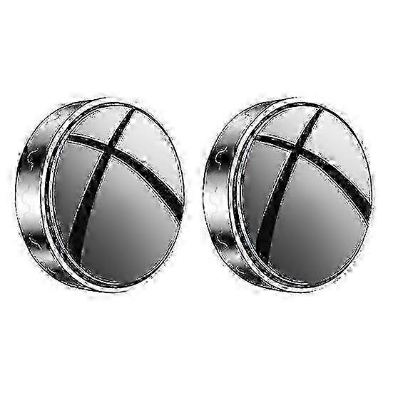 2 Pairs Car Convex Blind Spot Mirrors with Suction Cups, 360-Degree Rotation - Waterproof & Fog-Proof for Any Vehicle 2025