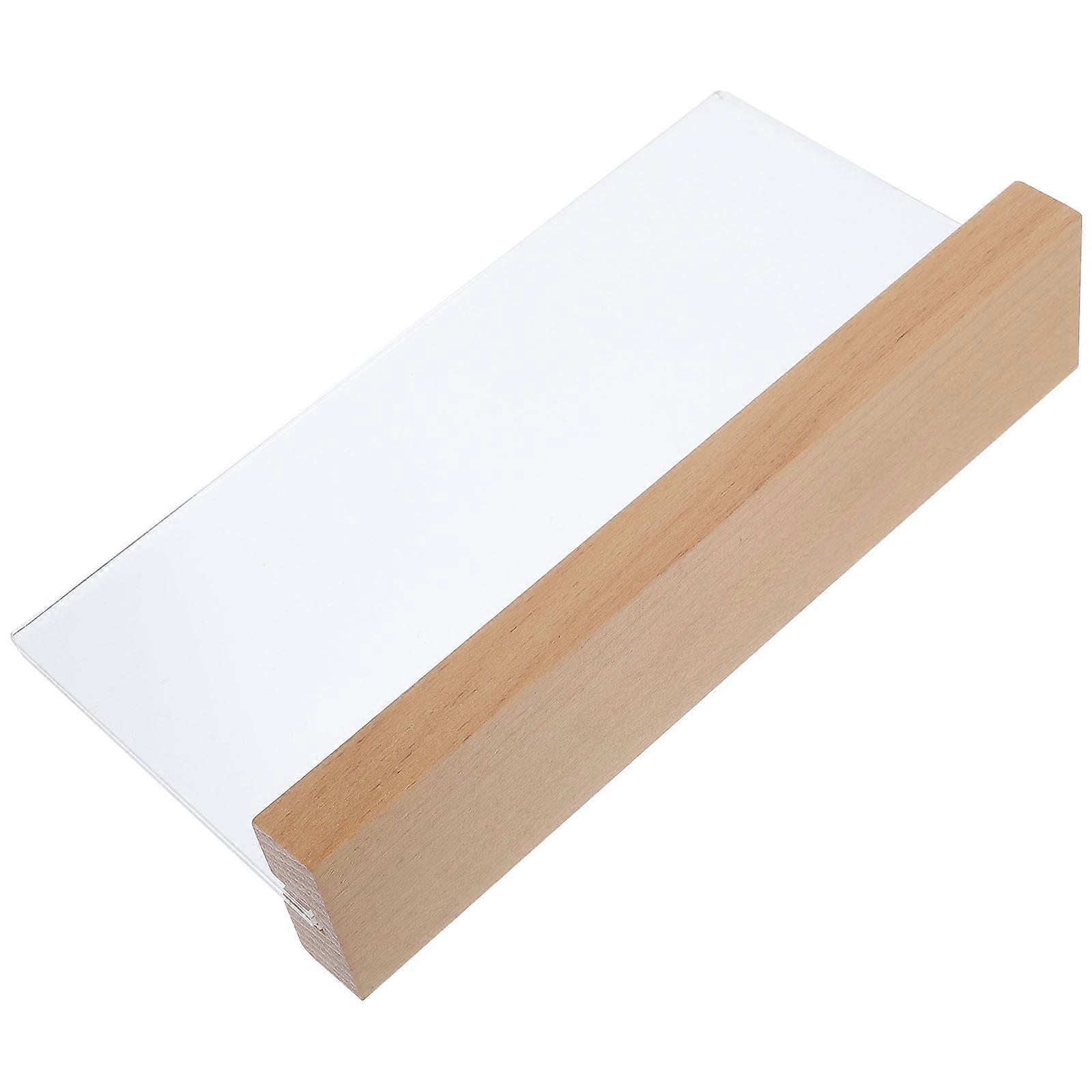 3Pcs Table Sign Holder For Retail Display Event Exhibition T-Shape ABS Material Clear Brochure Holder Easy To Use
