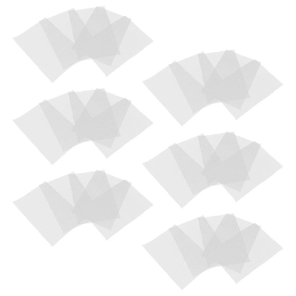 Plant Pot Grid Cover Rectangular Mesh Pad for Breathable Drainage 90Pcs