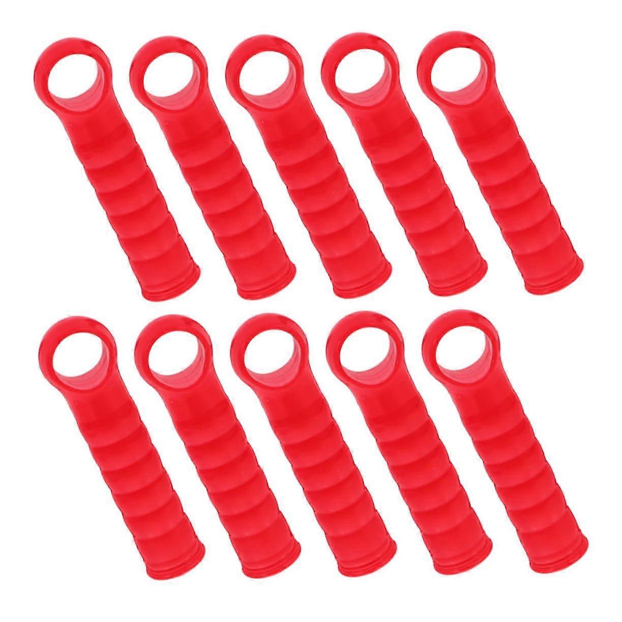 Mop Handle End Cap Plastic Replacement Grips 10Pack Universal Fit For Mop Broom Poles Clothesline Poles Tail Hanger