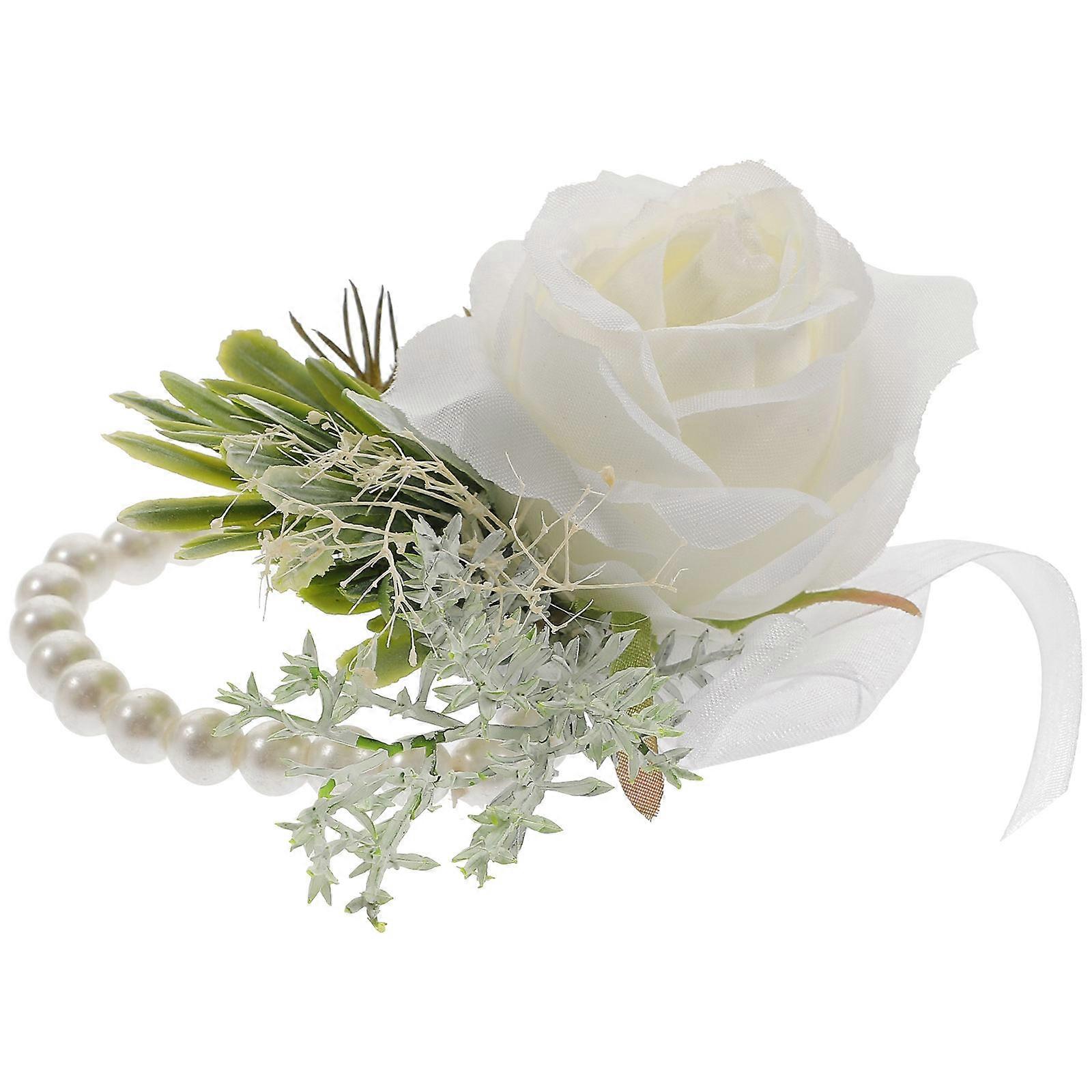 Morsiusneidon korsage-ranneke, monikäyttöinen hartsi ja kangas sisustukseen, kestävien materiaalien kanssa