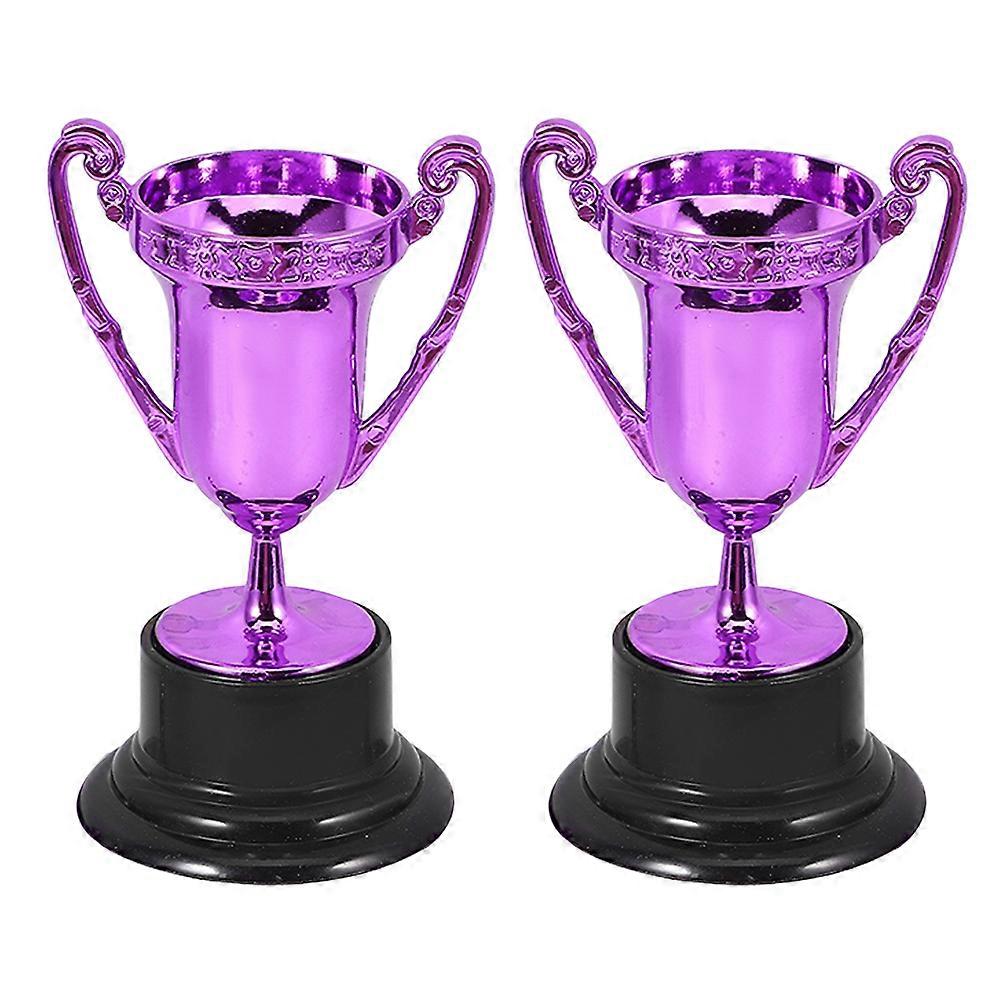 Trophy Award Decoration Plastic Competition Trophy for Events 4Pcs
