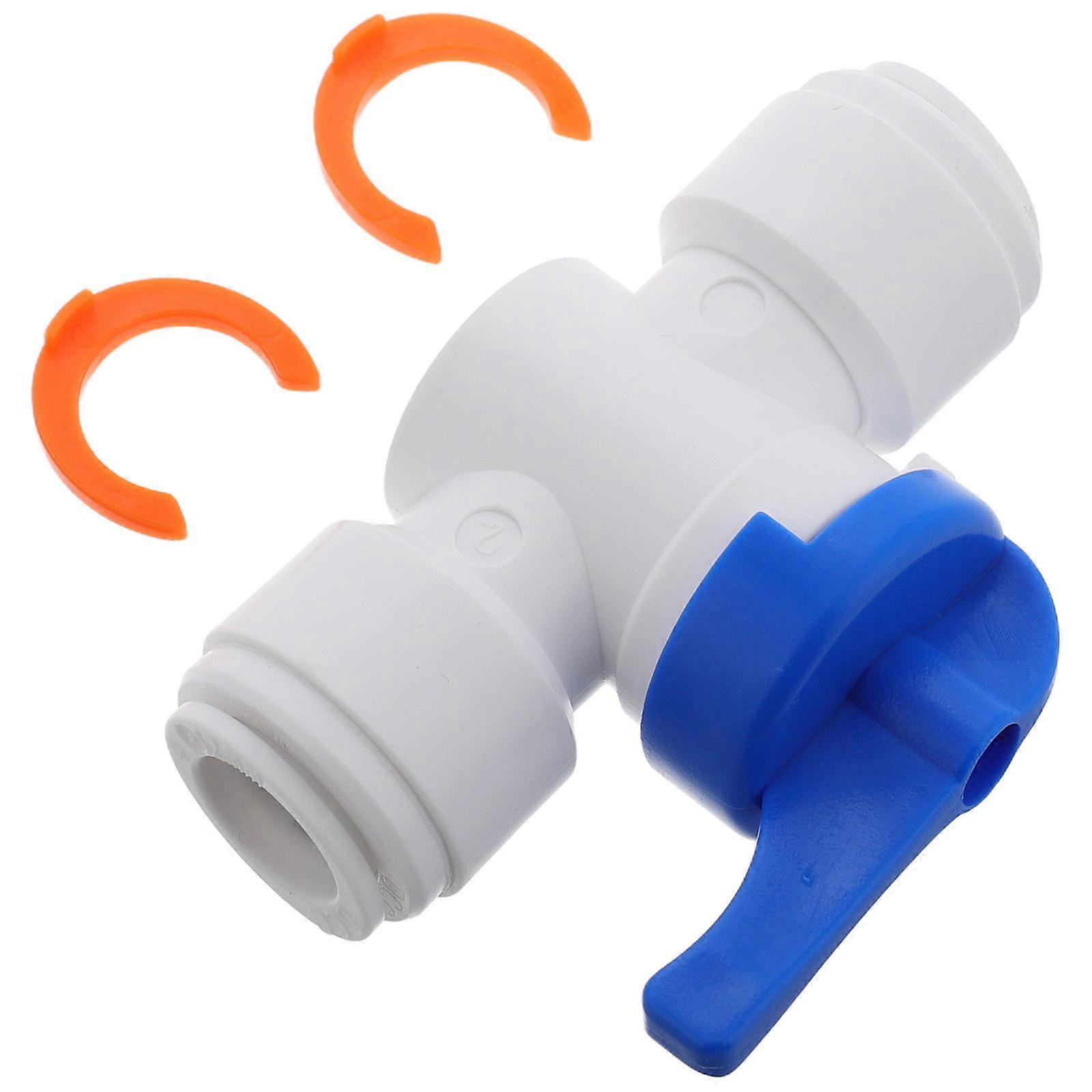 Quick Connect Hose Valve for Rv Water Systems with PVC Material 2Pcs