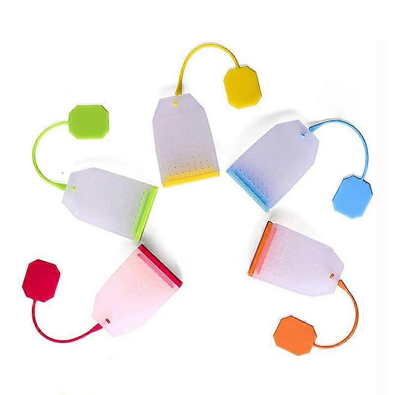 Pack Silicone Tea Infusers, Reusable Loose Leaf Tea Bags with Spoon