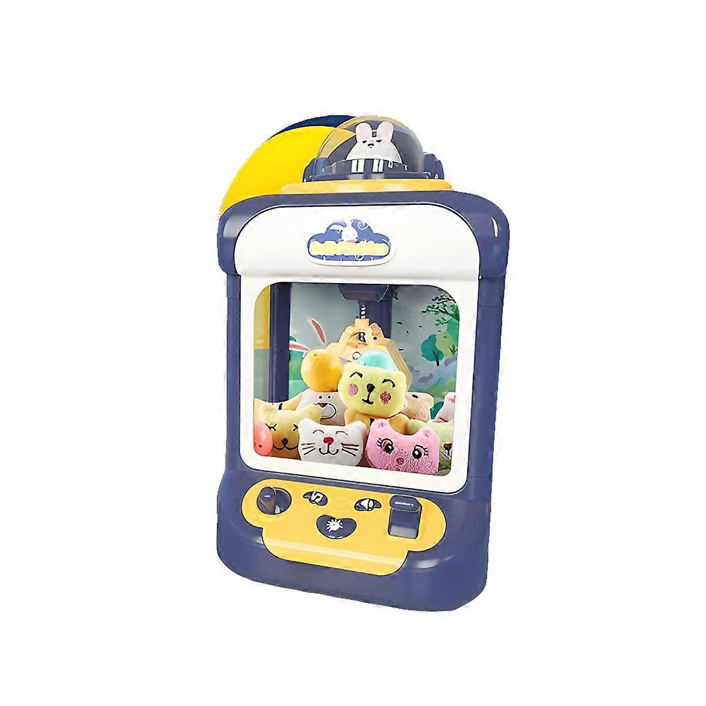 Automatic Claw Doll Machine Toy Crane Machine Interactive Operated Blue