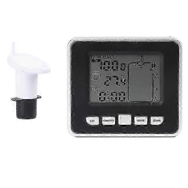 Sensor de nivel de agua Tanque de agua ultrasónico Sensor de nivel de profundidad de líquido con pantalla