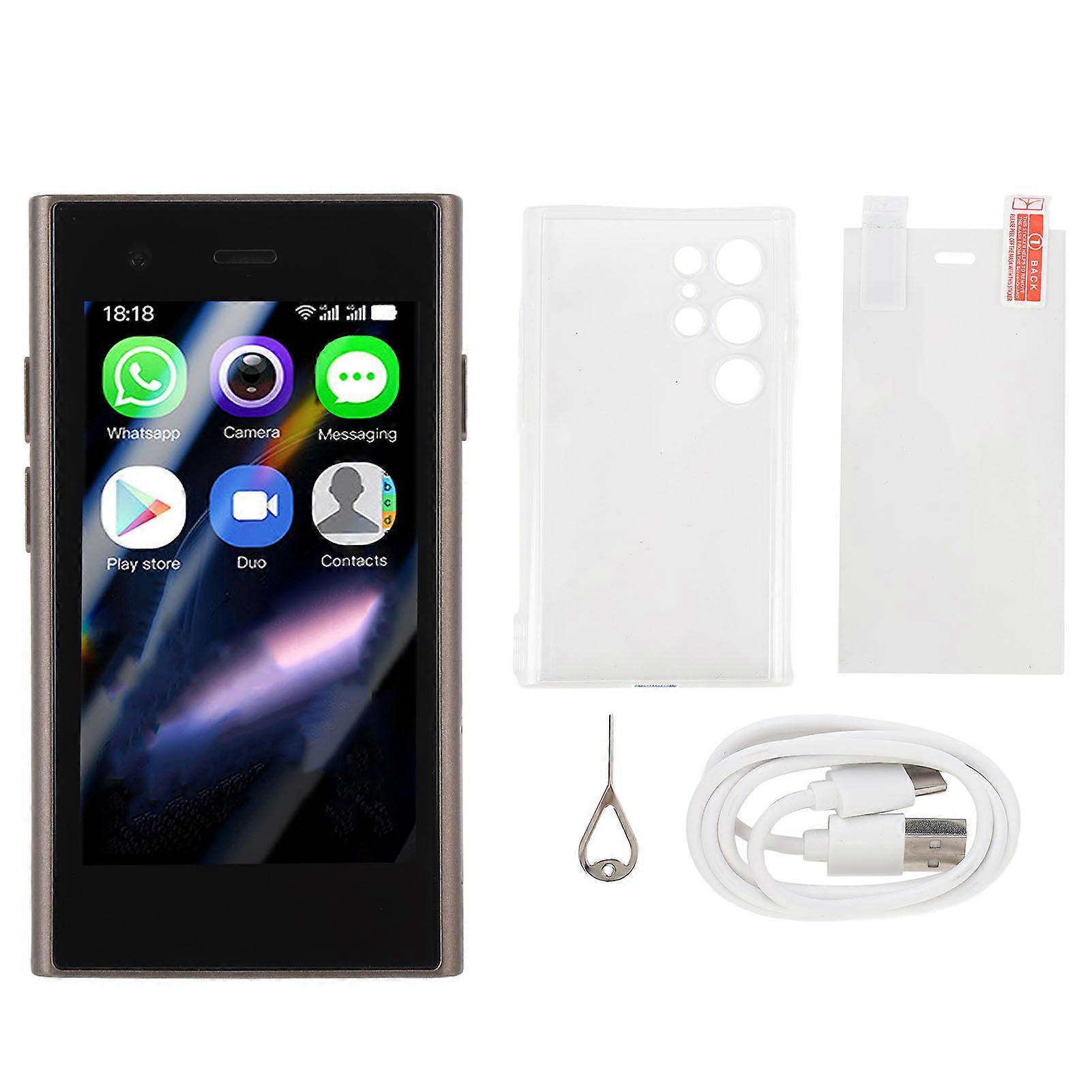 4G Unlocked Small Smartphone 3.0in Screen 2MP Front 5MP Rear Camera 2GB RAM 16GB ROM Quad Core WiFi GPS Dual SIM for Android 8.1