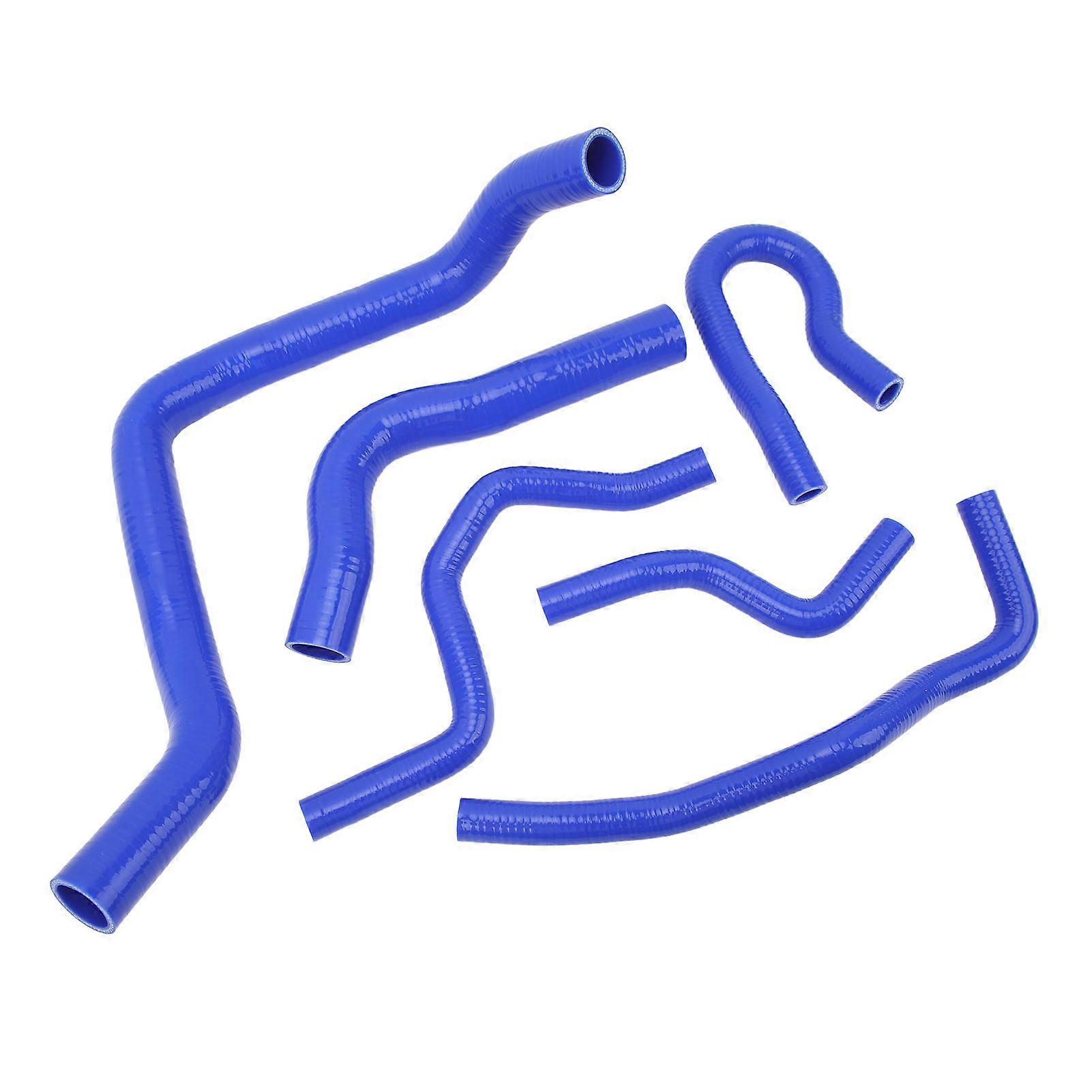 6 Pcs Blue Silicone Radiator Coolant Hose Kit for Civic 1992-2000