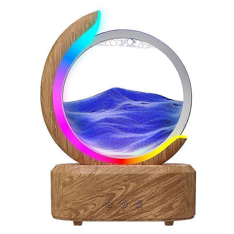 Hourglass Aroma Diffuser Auto Spray Machine 7-Color Mood Light Quiet Desktop Bedroom Humidifier Smart Timer