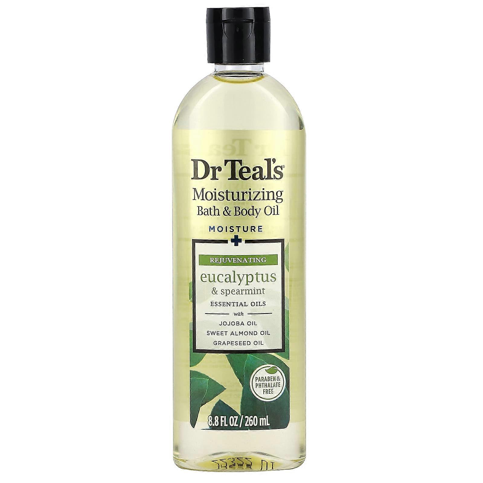 Moisturizing Bath & Body Oil, Eucalyptus & Spearmint, 8.8 fl oz (260 ml)
