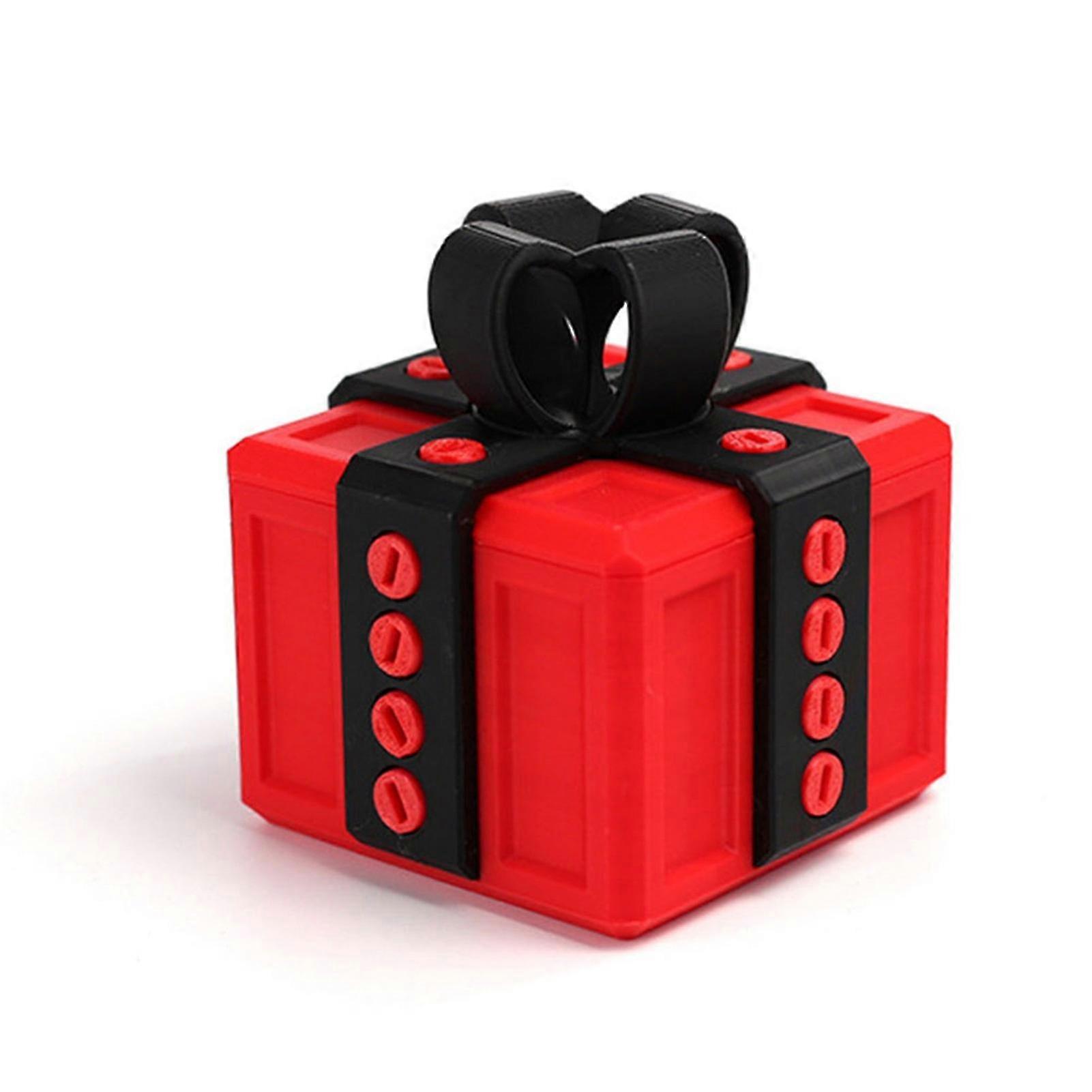 25-26 idegesítő ajándékdoboz tréfa csavaros dobozok újdonság 3D nyomtatott ajándékdoboz csavarral vicces karácsonyi ajándékdoboz