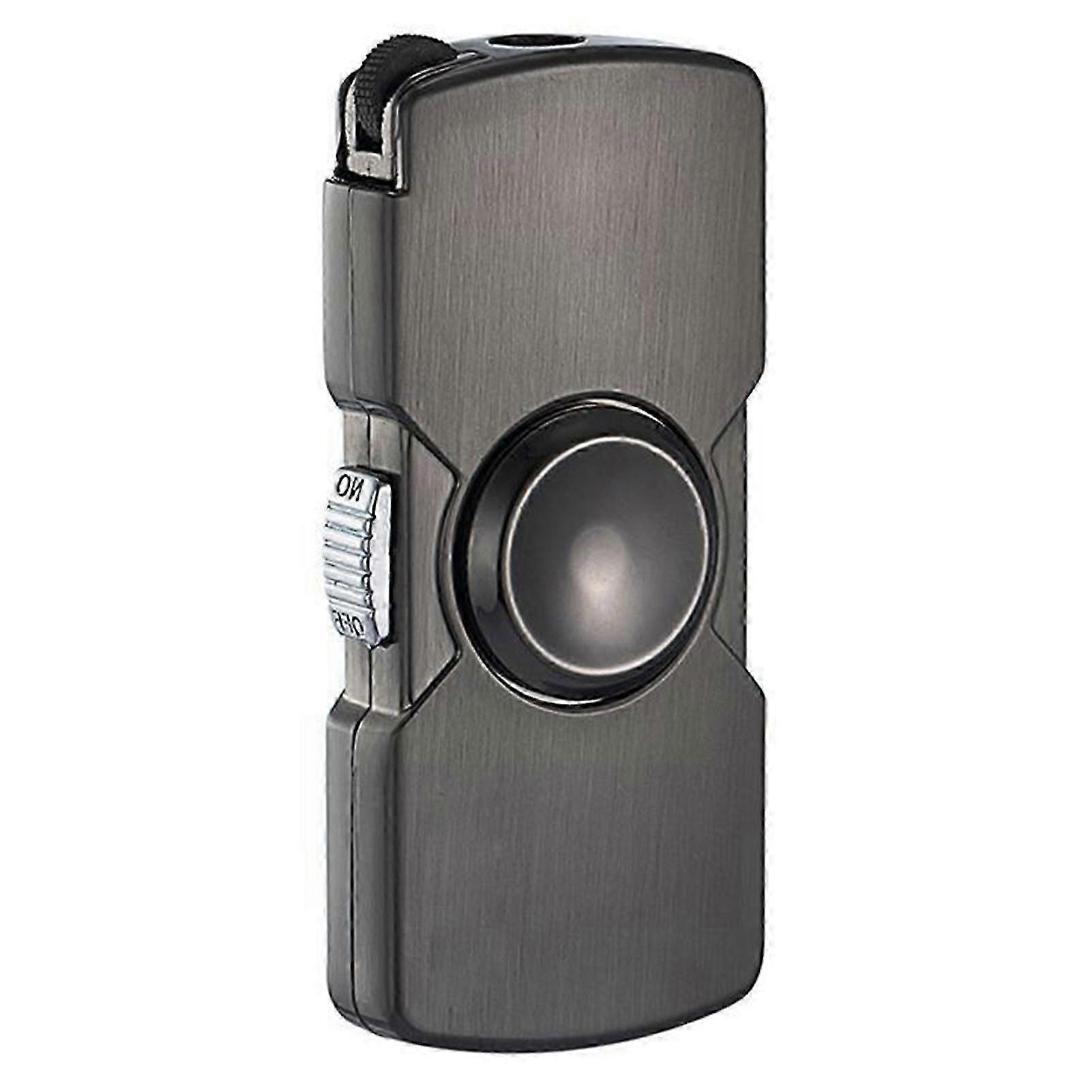 Windproof Finger Lighter with Mini Fidget Spinner - Stress-Relieving Jet Flame Toy, Perfect for On-the-Go Fun