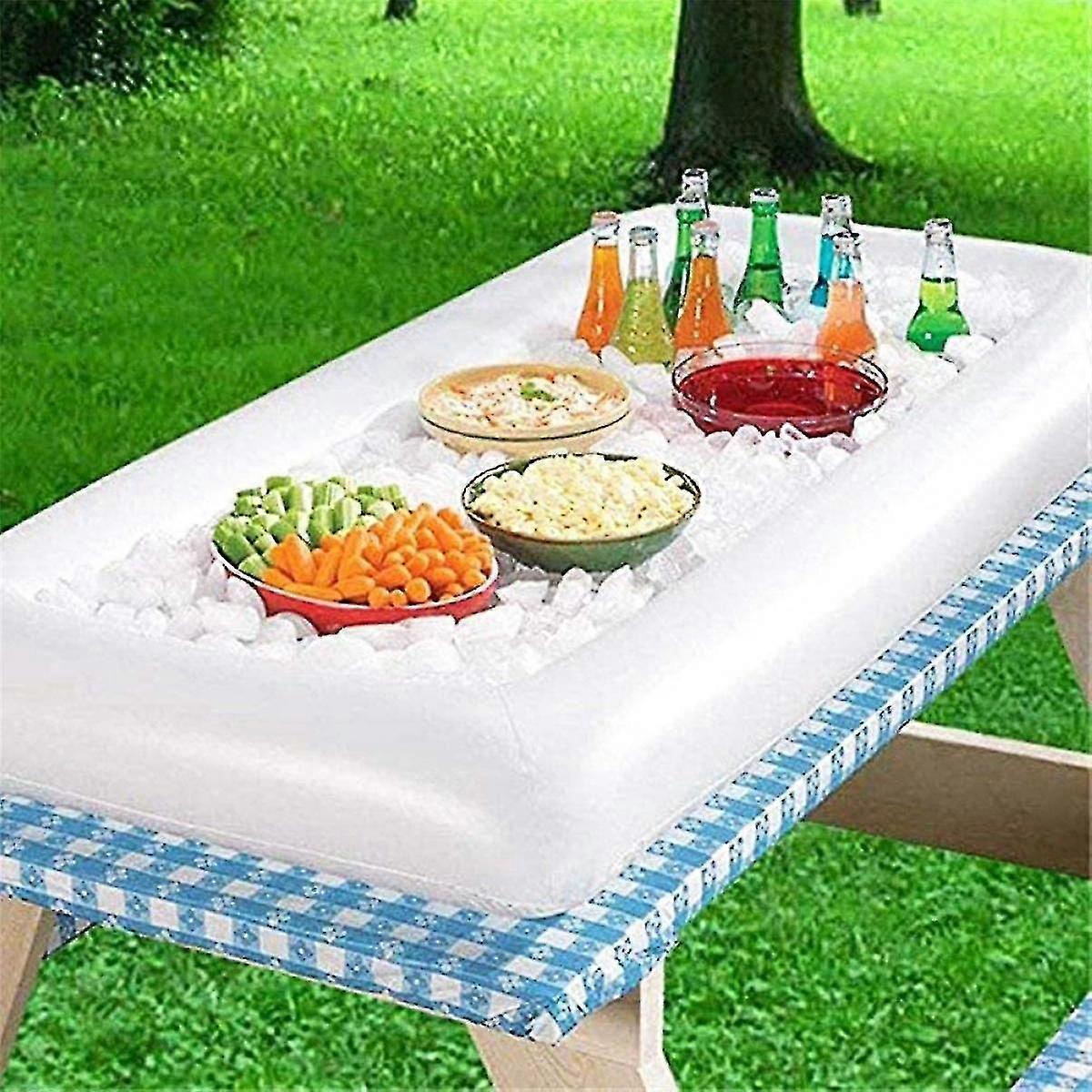 Inflatable Serving Bars Ice Buffet Salad Serving Trays Food Drink Hold