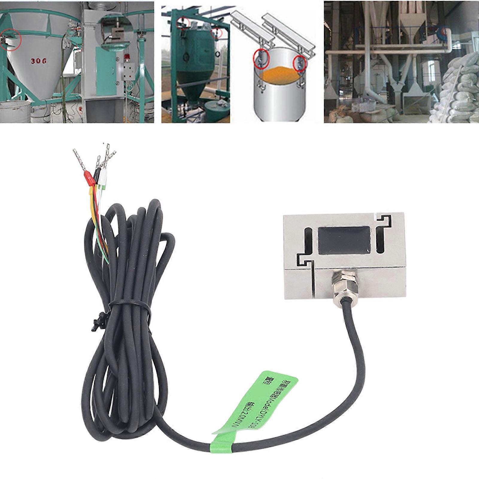 S Pull Pressure Beam Load Cell Scale Sensor Compression Tension Portable S Type Beam Scale Sensor 500N 