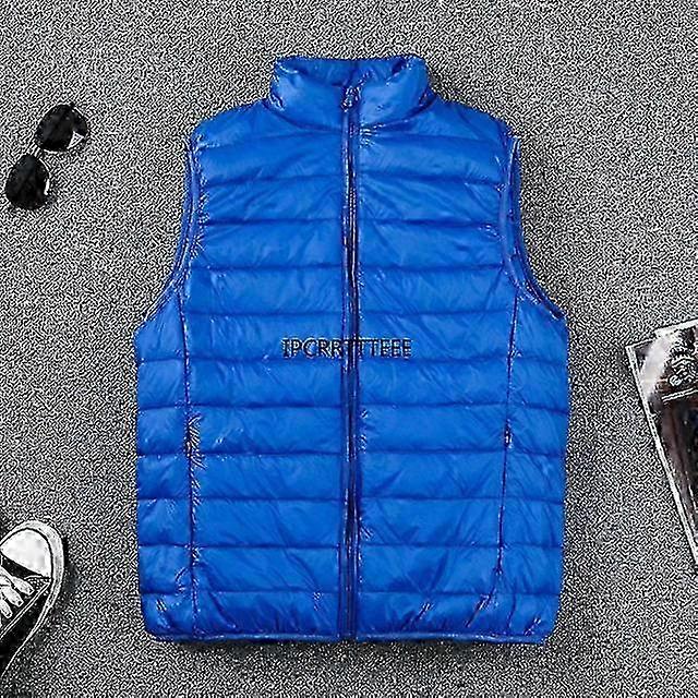 Autumn Winter Men Duck Down Vest 2023 Coat Ultralight Sleeveless Puffer Vest Jacket Ultra Thin Lightweight Down Jacket Waistcoat