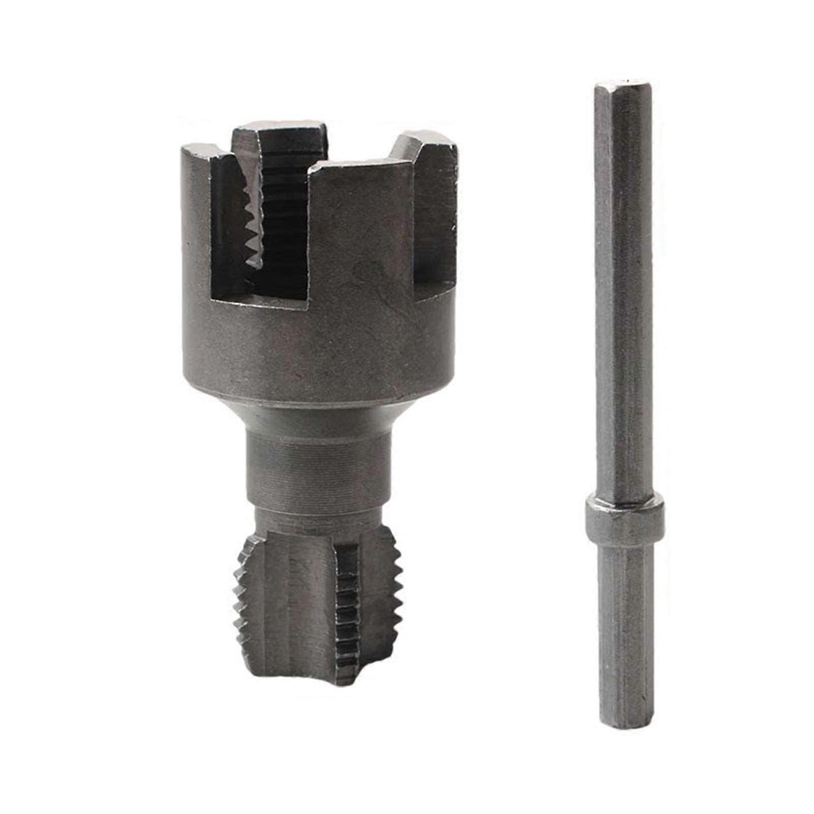 PVC Thread Maker Tool for Electric Drill Plastic Pipe Threader 1/2inch 3/4inch PVC Pipe Threading Dies Pipe Threader Multicolor