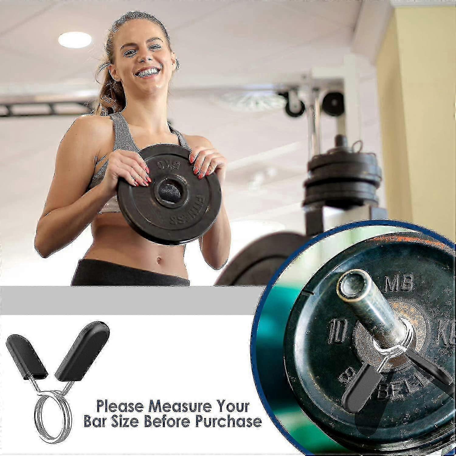 Spring Locks, 6 Pieces Dumbbell Lock for Dumbbells, 25mm 28mm 30mm Diameter