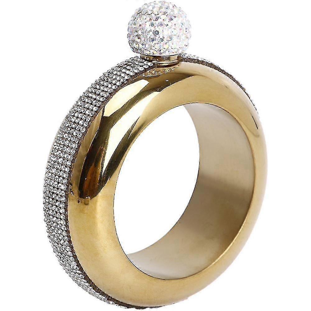 Creative Bracelet Bangle Flask, a Stainless Steel Hip Flask Worn on the Wrist