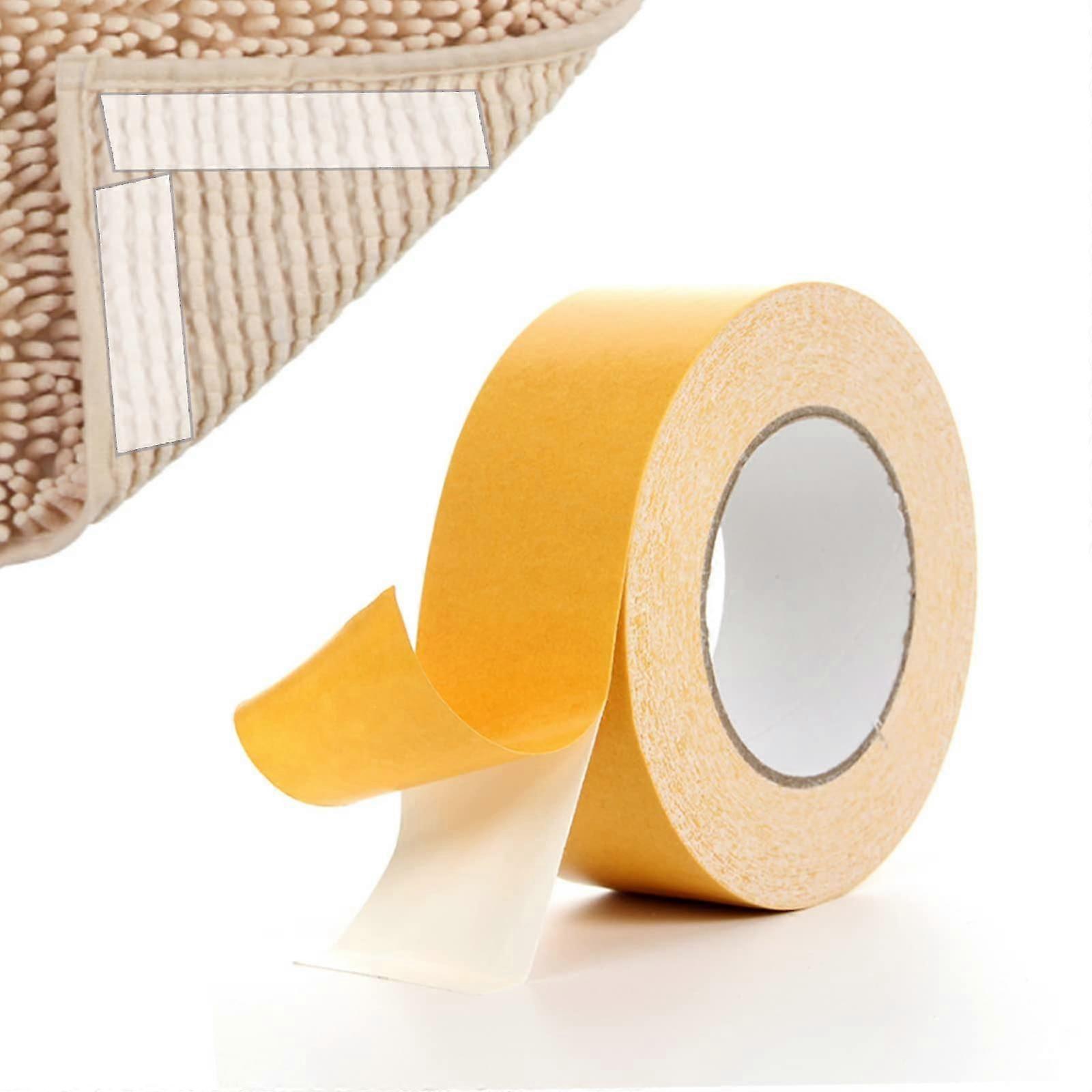 Grippers for Mats on Carpet, 4cm x 20m Carpet Grippers for Rugs on Top of Carpet Corner Rug Grippers for Laminate Floor Rug Grippers