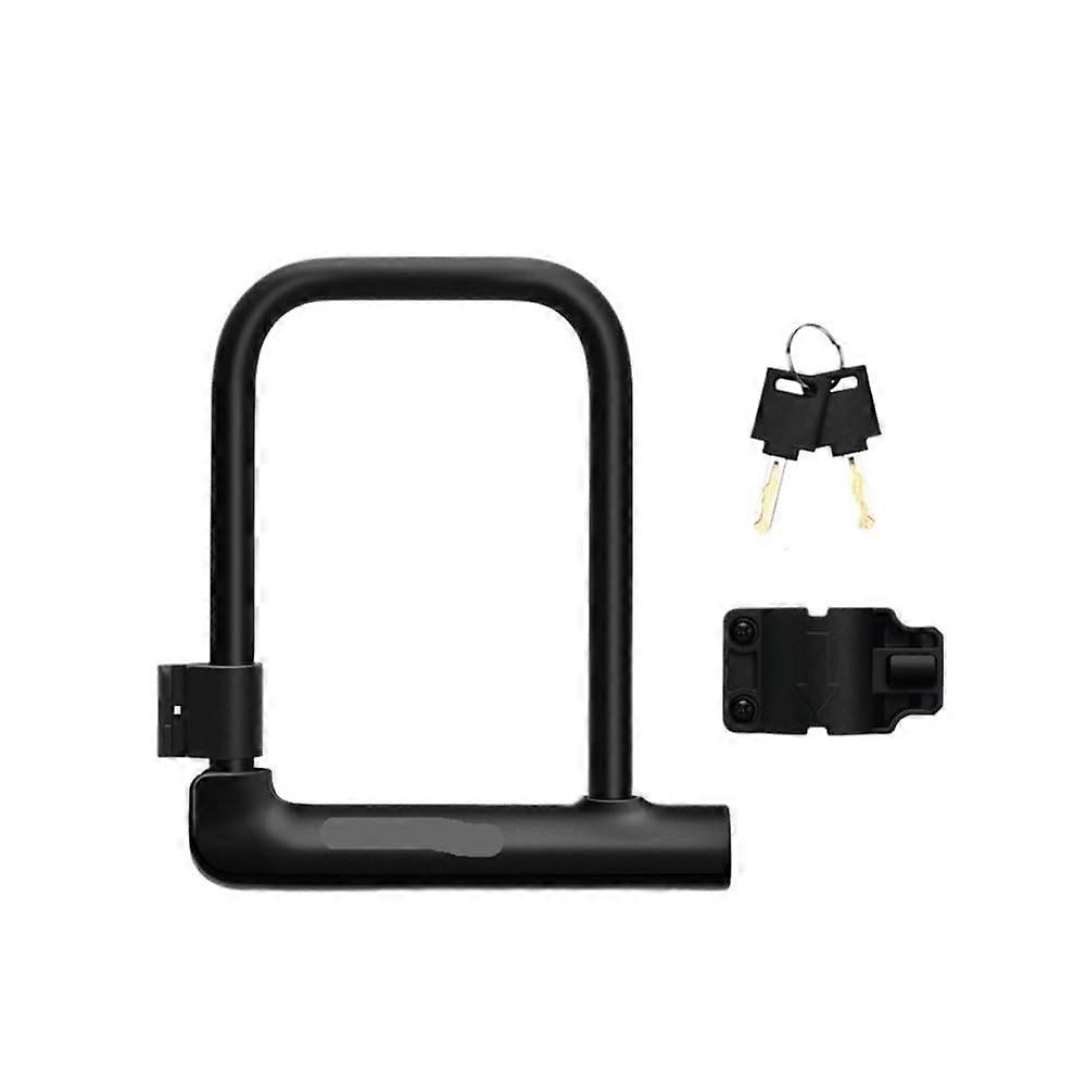 ULock Portable AntiTheft Lock For MTB Mountain Bike 2 Keys Black Compatible With Scooter And EBike