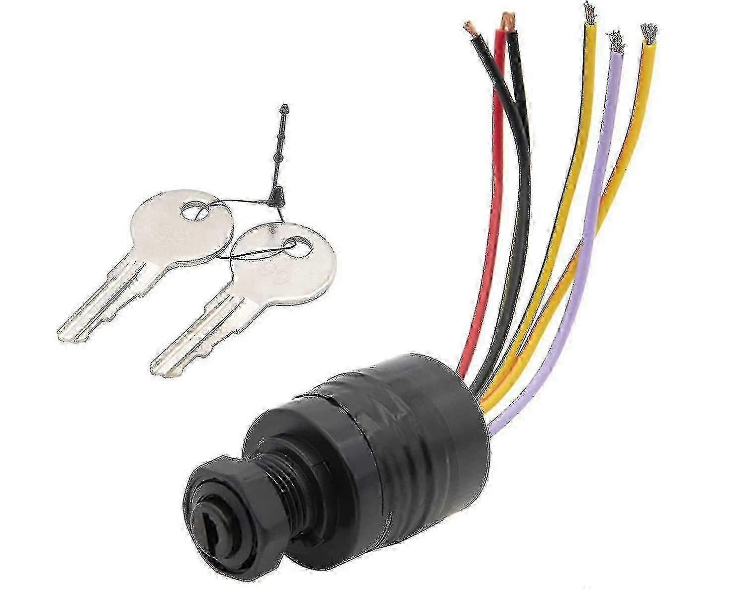 Push To Choke Boat Ignition Switch For Mercury With 6 Wire And Key