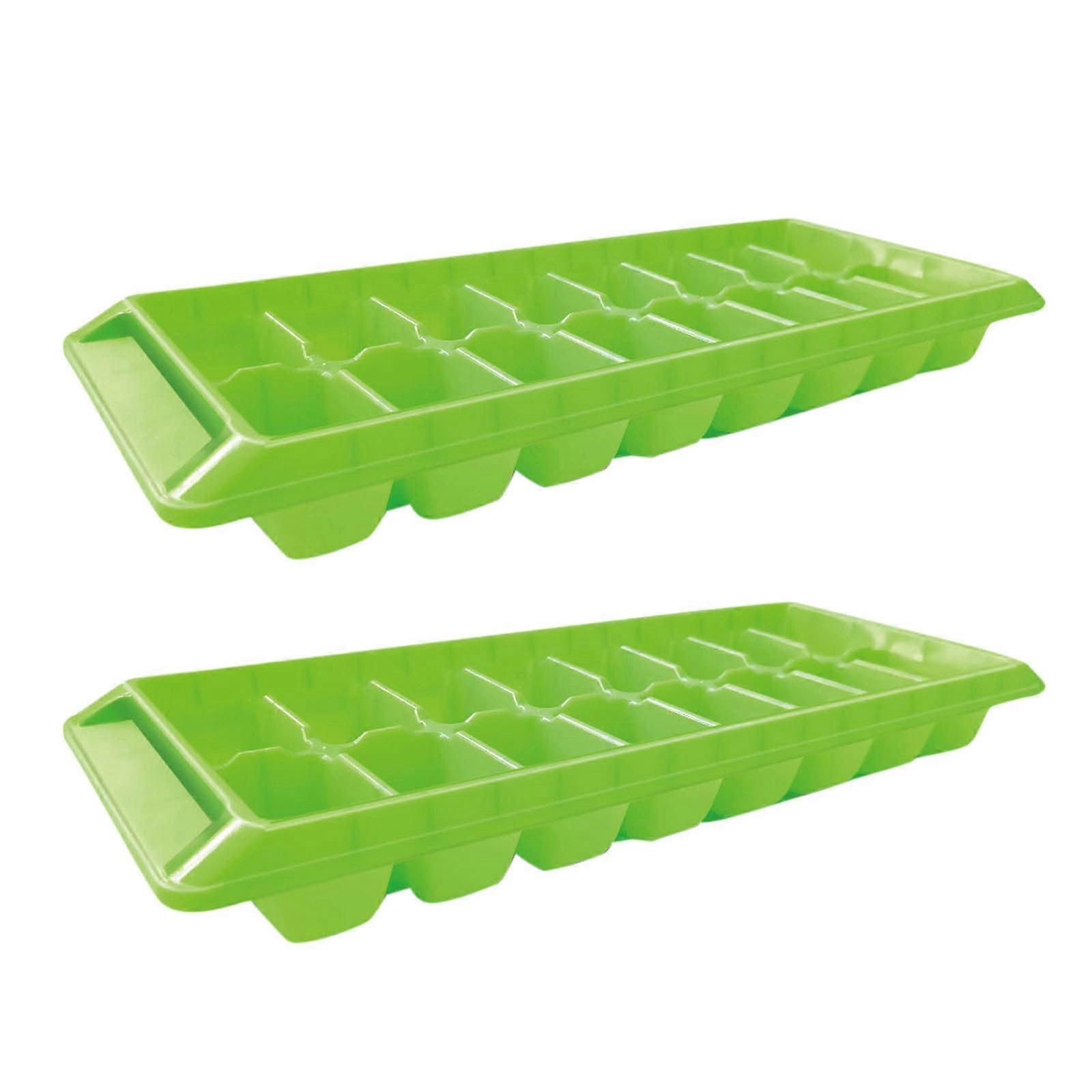 Ice Cube Tray Stackable Ice Cube For Freezer 2 Pack 16 Cubes Per Tray For Chocolate Ice Tray with