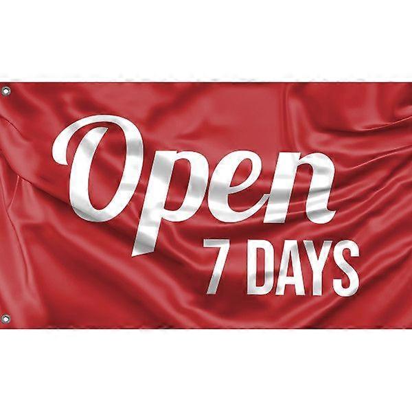 Open 7 Days Flag
