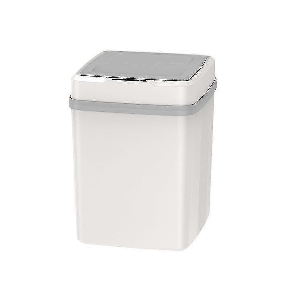 Touchless 12L/3.1G automatic motion sensor trash can small plastic bin for office & bathroom waste