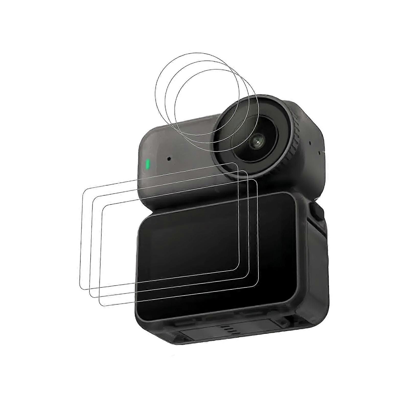 Crystal Clearly Protective Film Set for Camera Display and Lens Durability Opposing Scratch Temperately Glass Multicolor