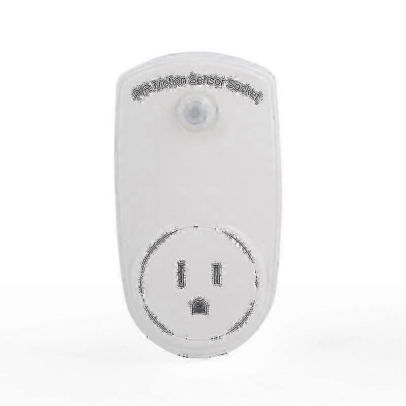 2 Pieces Motion Sensor Style) Motion Sensor Sockets Indoor Plug In Motion Sensor Light Control Motion Sensor Light Switch Motion Detector For Corridor