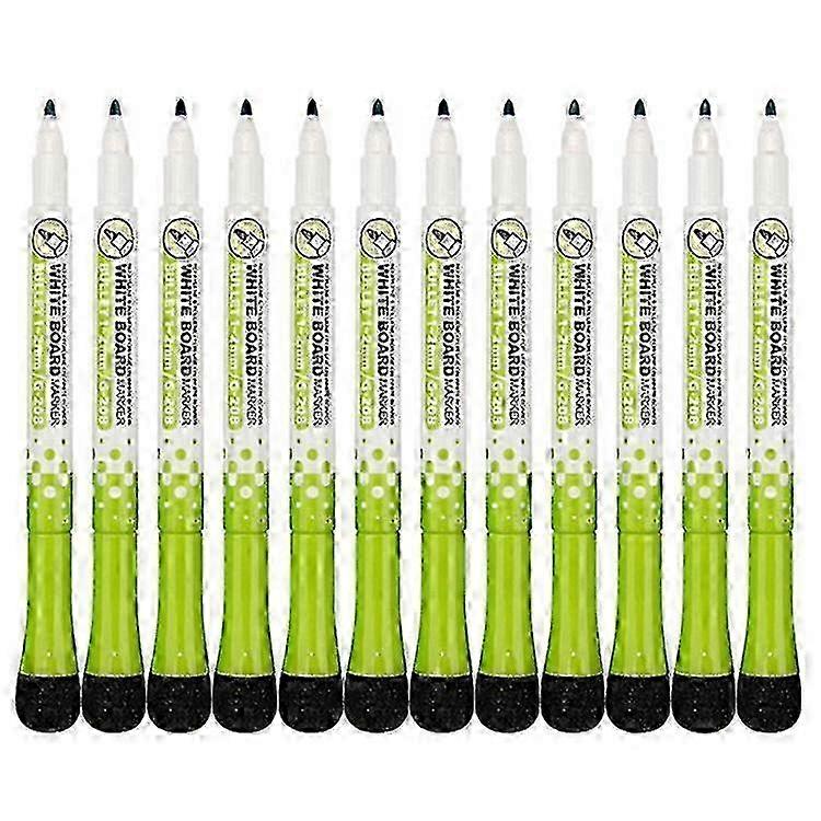 GXIN G-208 12Pcs / Set Dry Erase Markers Whiteboard Markers Ultra Fine Tip Markers for School Office Home