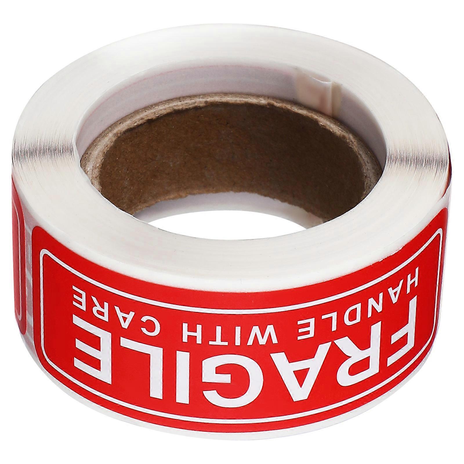 150pcs Fragile Label Stickers Handle with Care Shipping Moving Stickers (Red)