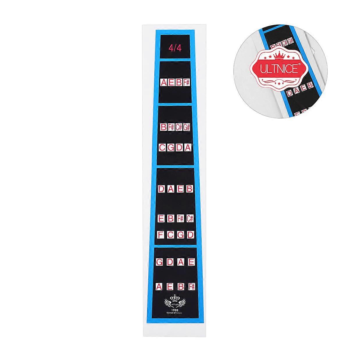 ULTNICE Violin Fingerboard Sticker Removable 4/4 Violin Finger Position Marker Fiddle Fretboard Sticker Indicator for Beginners Practice