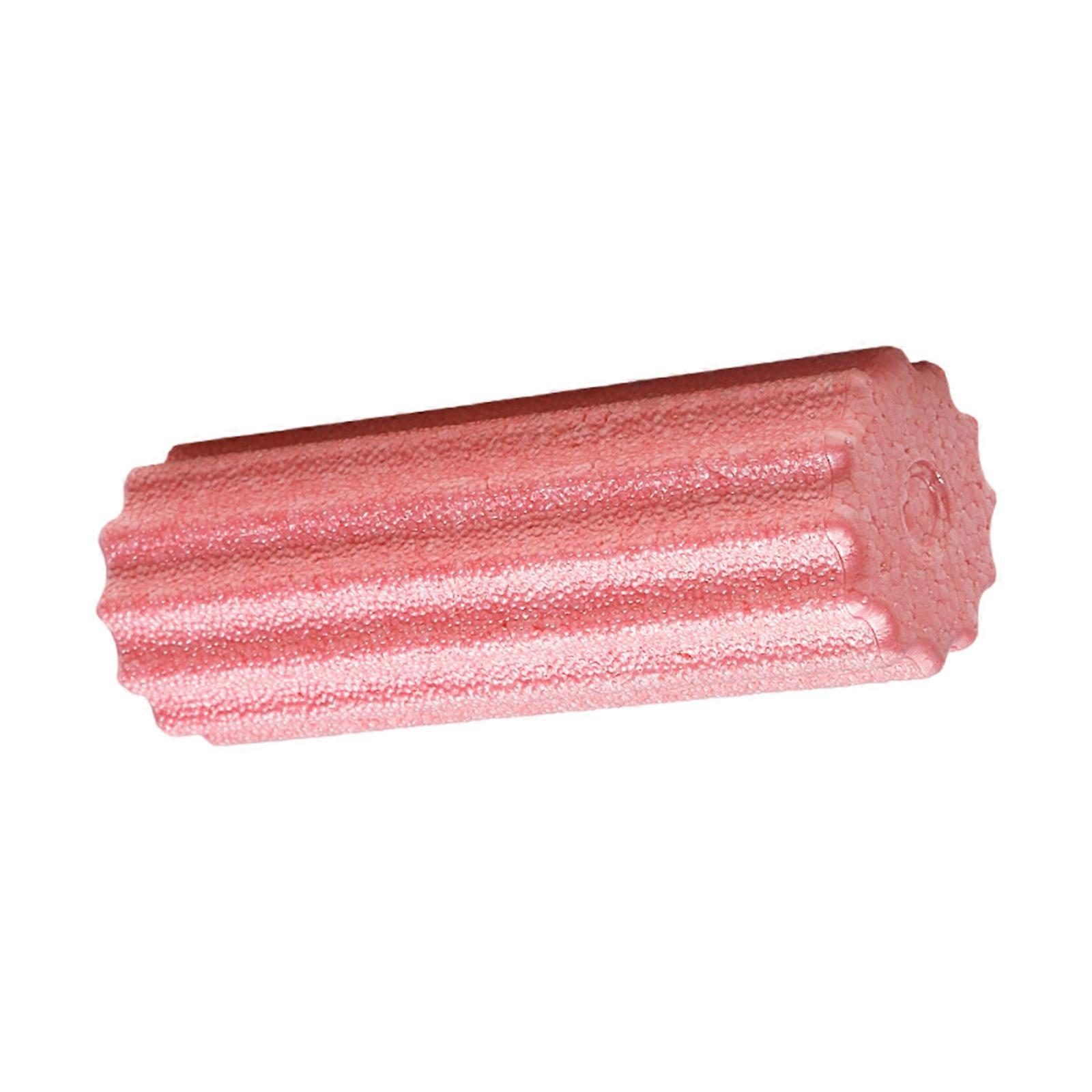 Small Foam Roller, Soft Mini Foam Roller for Muscles Massage, Empty Hearted Smooth Small Foam Roller Relax Muscles  Pink