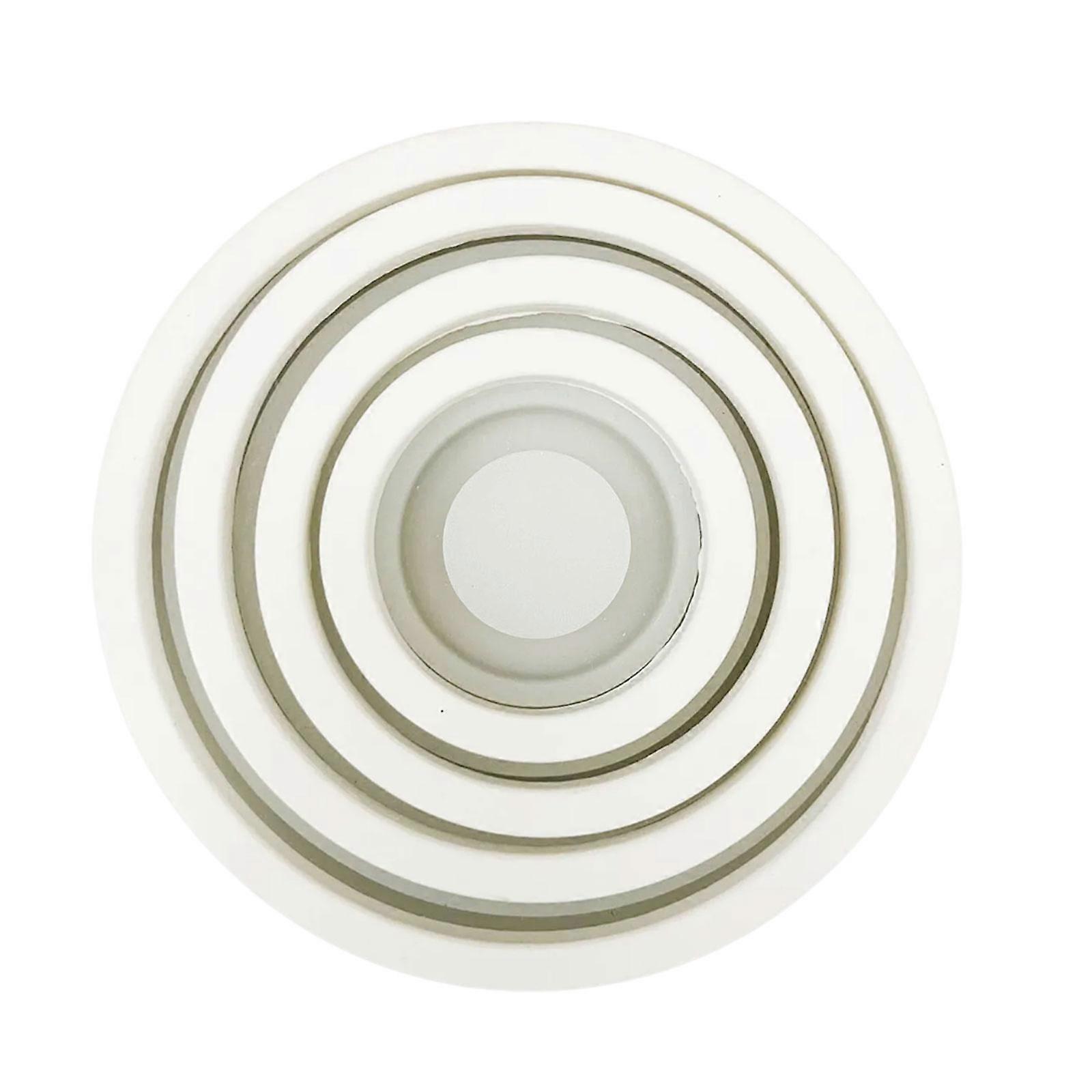 5 Cavities Pendant Silicones Molds for Art Craft, Epoxy Resin, Circular Silicones Molds for Making Hanging Ornament Multicolor