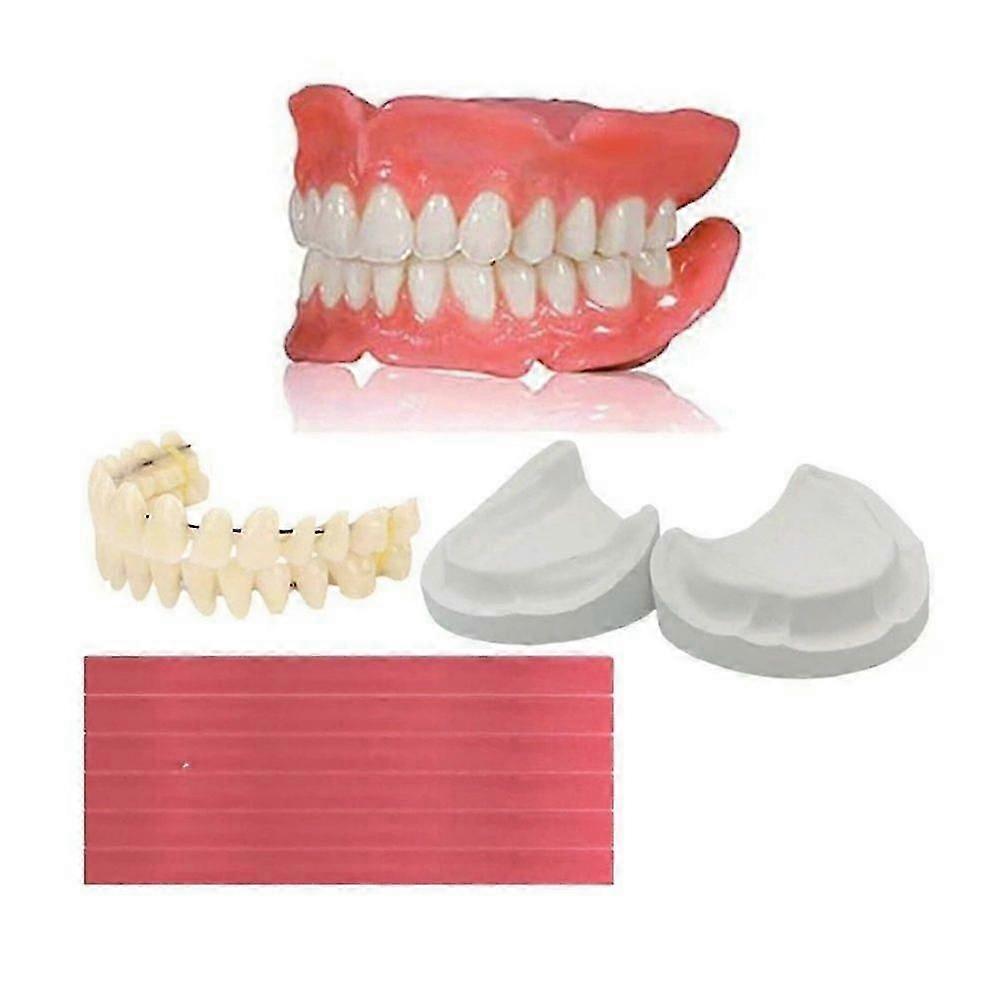 DIY Denture Fake Teeth-Full or Partial Denture at Home Repair Missing Teeth Set