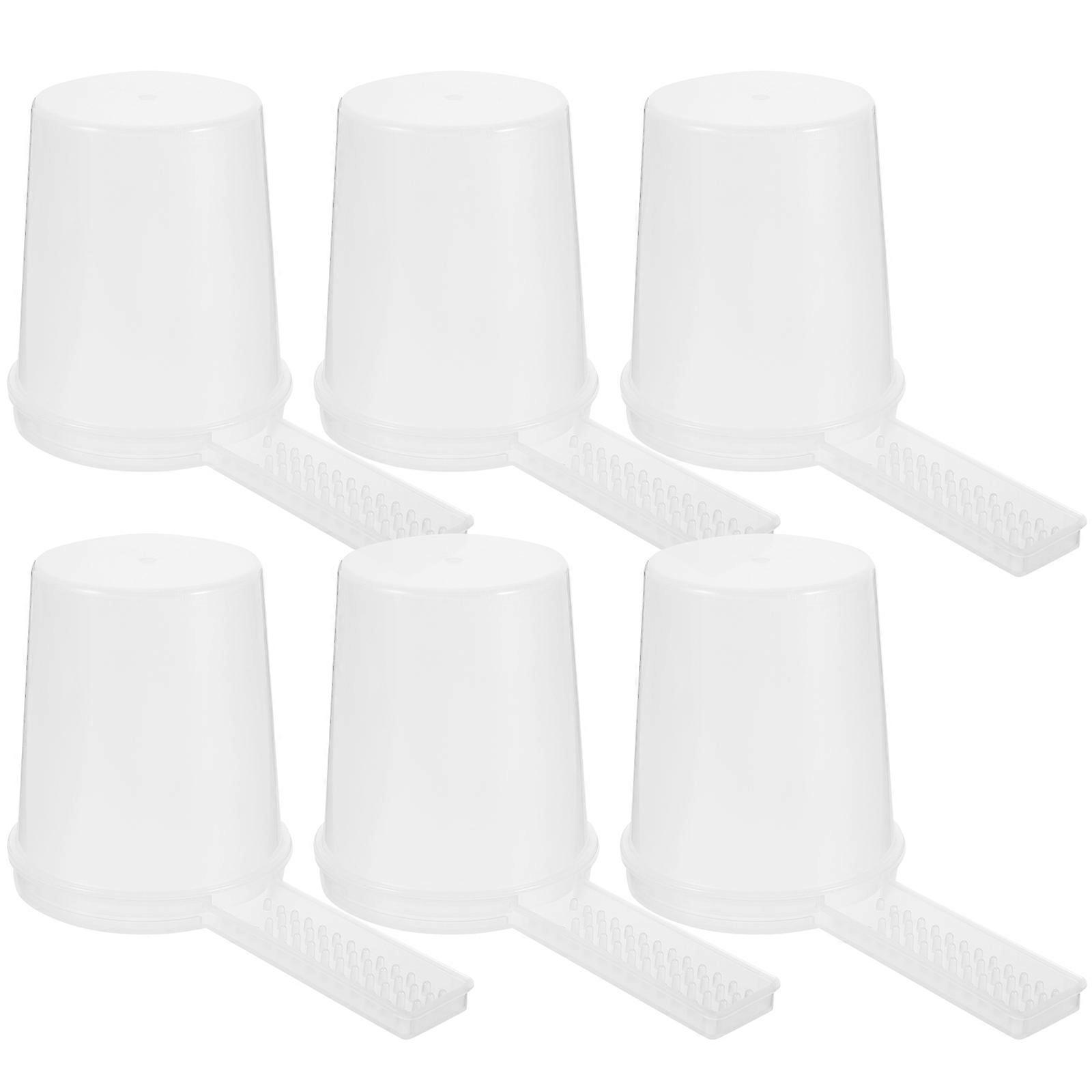 Beehive Bee Feeder 6Pcs Automatic Feeding Equipments For Beekeepers With Durable Design For Spring And Summer Applications