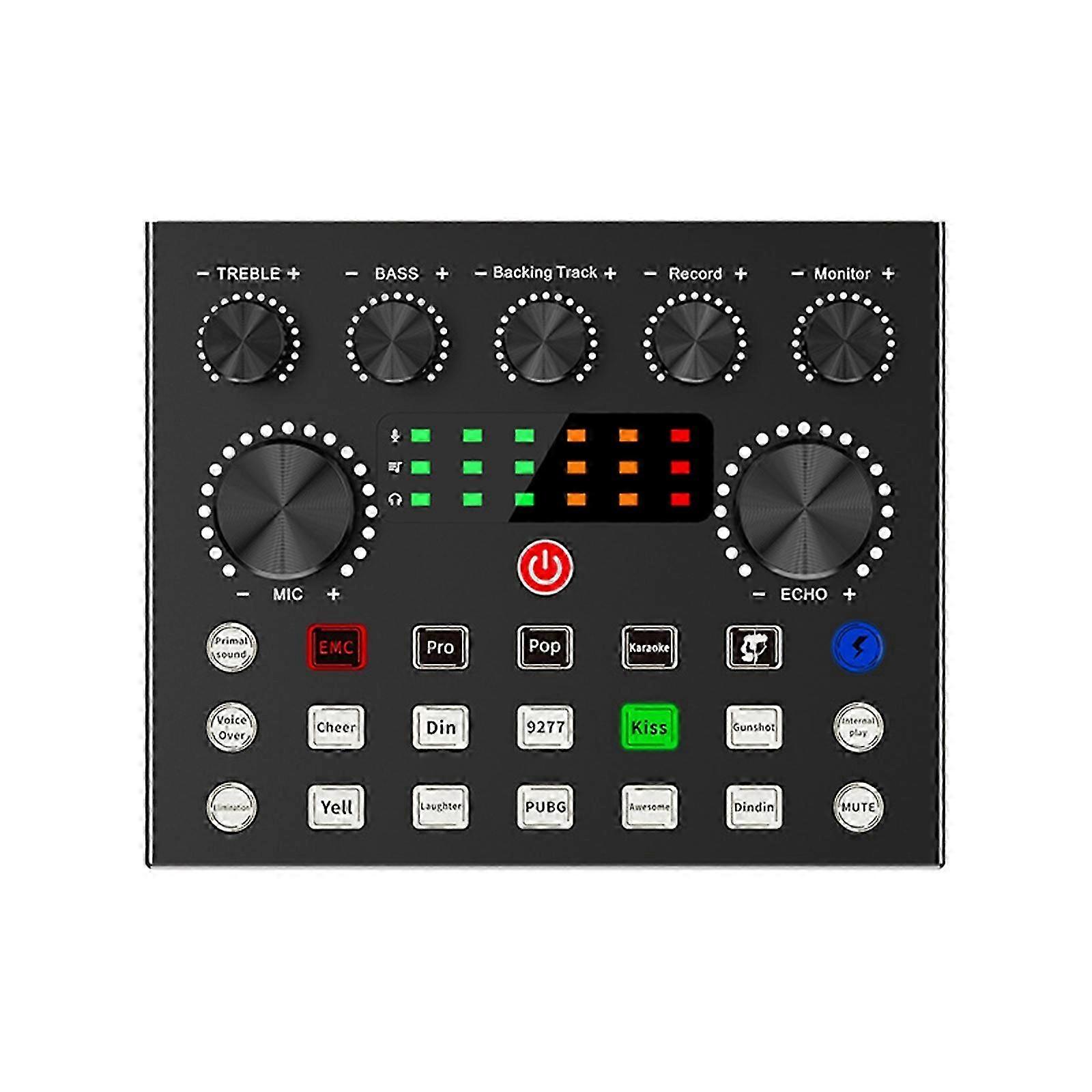 Professional Audio Sound 4 Channel Bluetooth 5.0 Mixing Console Amplifier Stud t