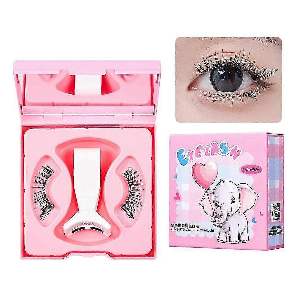 Magnetic False Eyelashes Ultra Soft Reusable for Sensitive Eyes Natural Voluminous Look