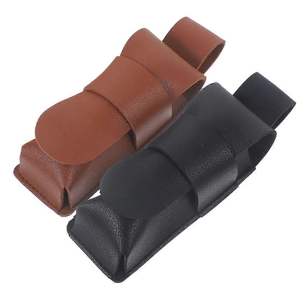 Harmonica Fake Case for Portable Storage 2Pcs Carrying Pouch Set