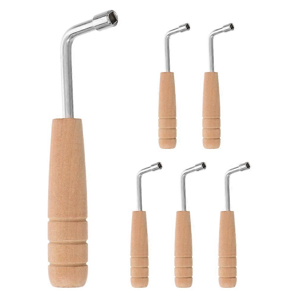 Small Stringed Instruments Adjustment Tool for Beginners Light Yellow 6Pcs