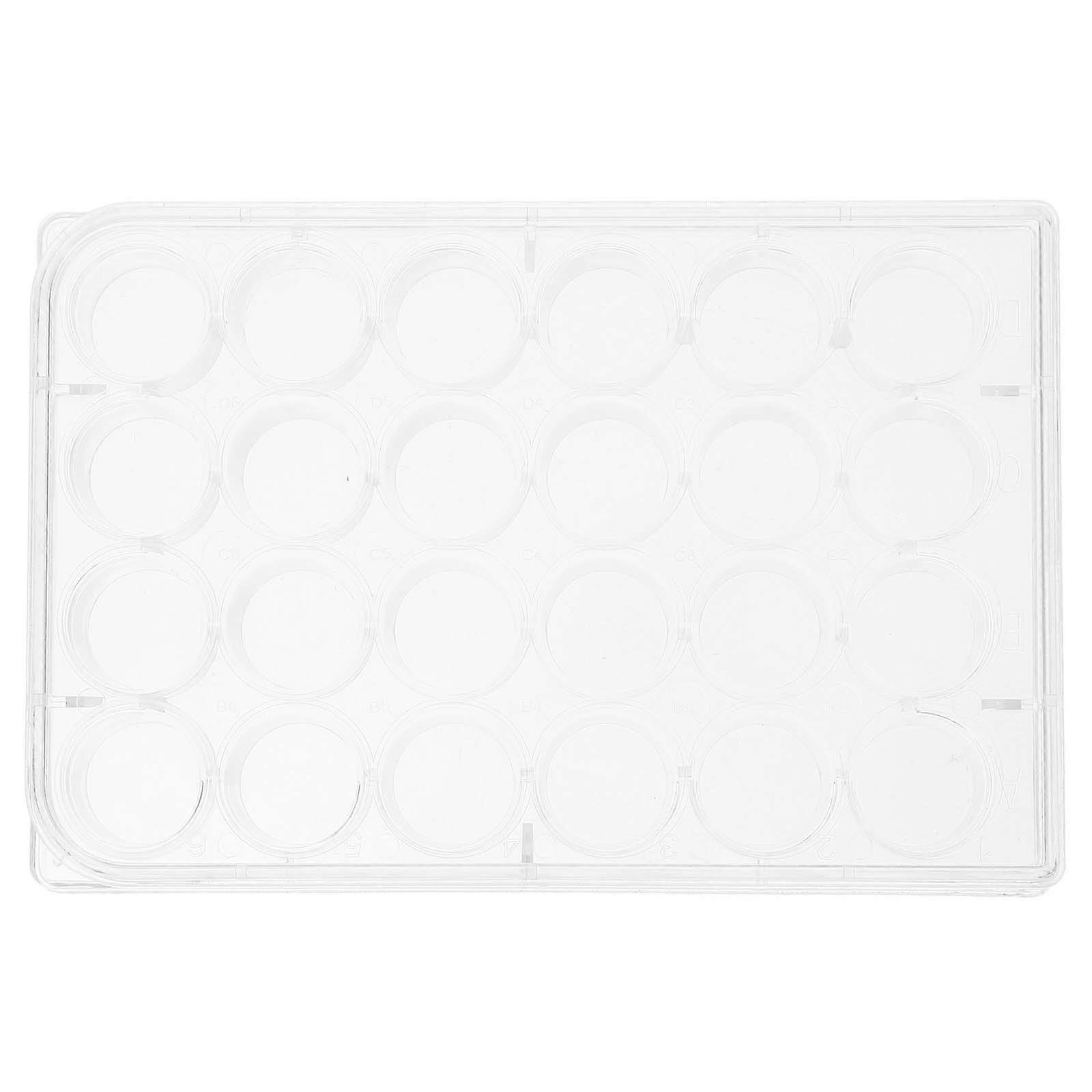 24-Hole Cultivation Plates for Lab Use Cell Culture Plates with 2Pcs Set