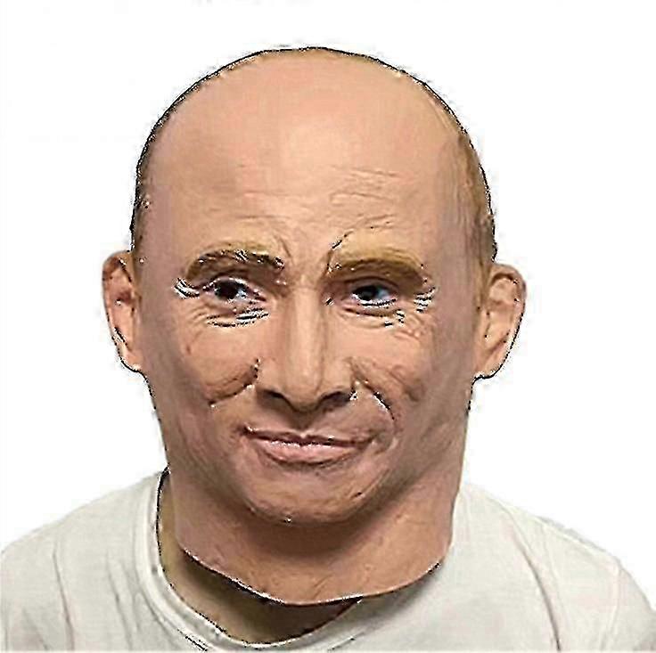 Morsom Vladimir Putin Latex Maske Hodeplagg For Ytelse Kostyme Rekvisitter